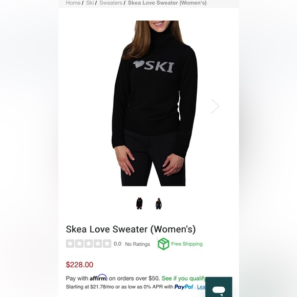 Skea SKI wool blend Sweater - Picture 3 of 8